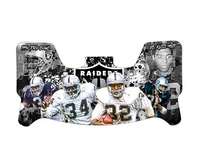 Bo Jackson & Marcus Allen Custom Visor for Any Full Size Riddell Helmet (Univers