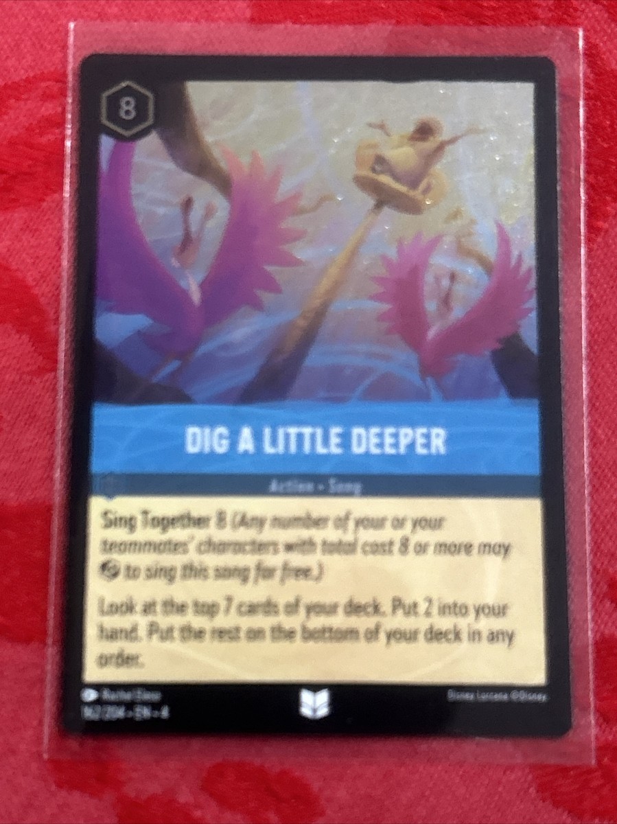 FOIL Disney Lorcana - Ursula's Return - Dig a Little Deeper - 162