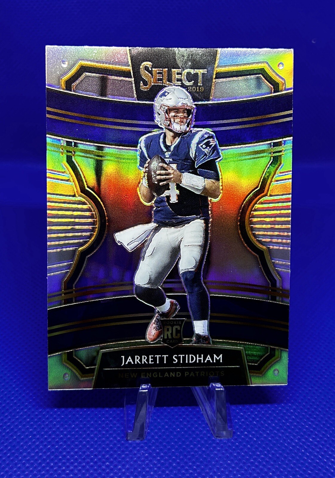 Jarrett Stidham #75 2019 Panini Select Concourse Level Silver Prizm Rookie RC