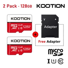 2x 128GB Micro SD Card SDXC TF Memory Card Class 10 Memory TF Card Data Storage