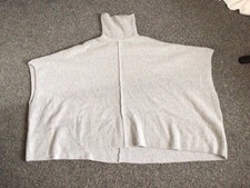 PRIMARK GREY POLO NECK PUNCHO  SIZE 18-20