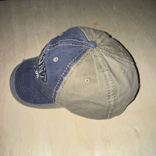 Vermont Moose Logo Distressed Baseball Cap Hat - Picture 2 of 4