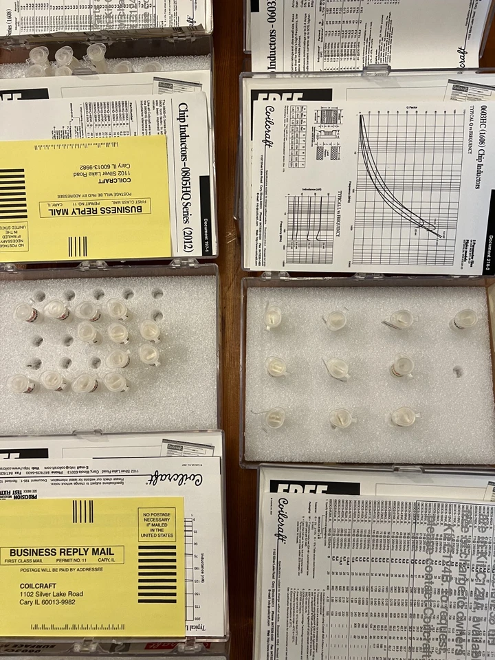 Coilcraft Designer's  Kit SMT Inductors  9 boxes - Image 3 of 4