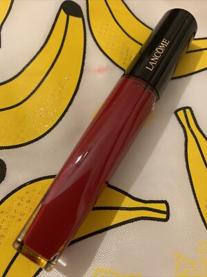 Lancome LAsolu Plump Lipgloss LUSTER GLOSSY Lips 120 Red Shins Top Coat Neu