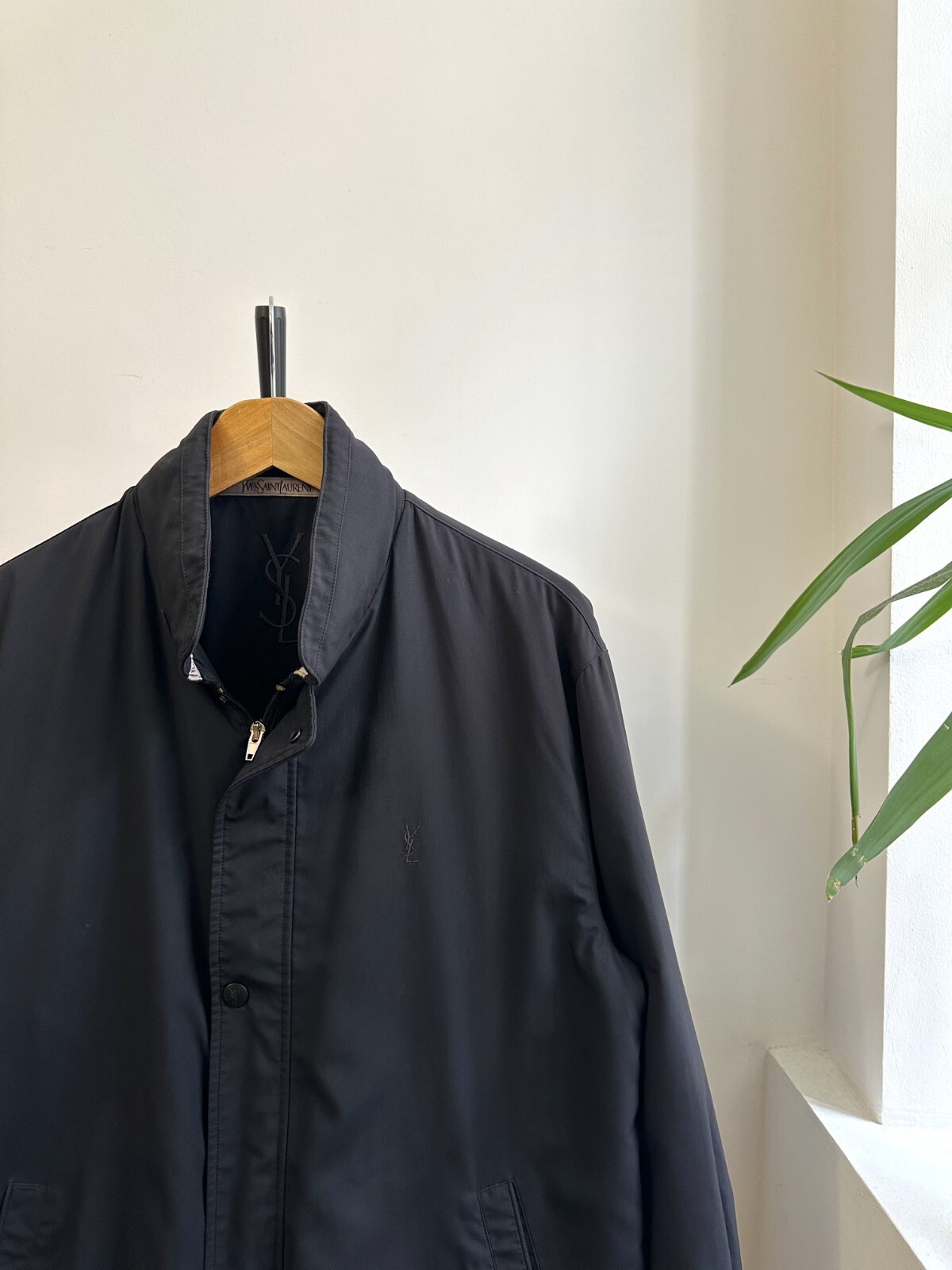 Yves Saint Laurent giacca nera vintage uomo