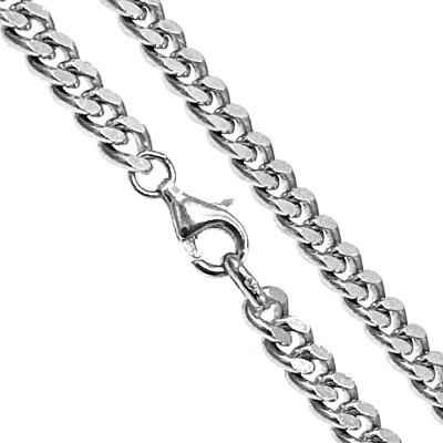 925 Sterling Silber Panzerkette 6mm 50cm Massiv Made in Germany  Unisex  196 - Bild 1 von 3