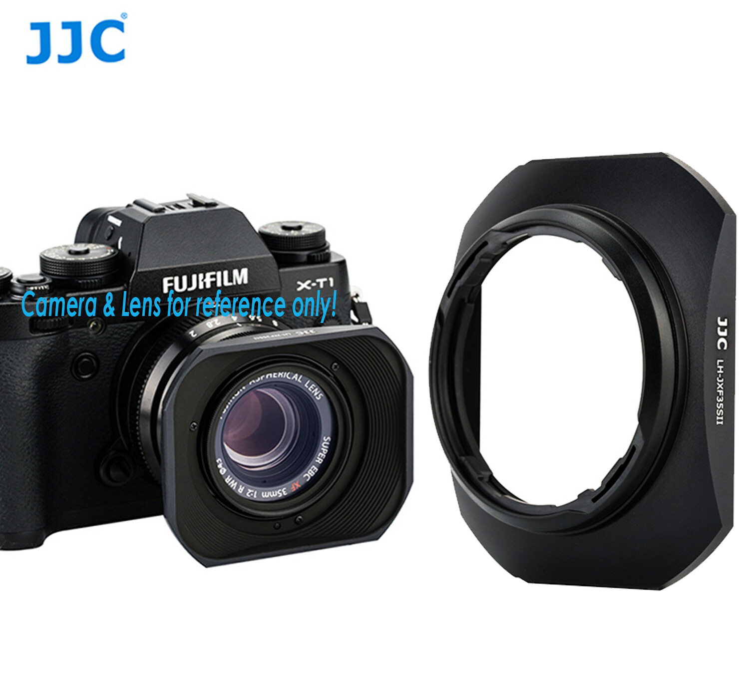 JJC Black Metal Hood for FUJINON LENS XF 35mm F2 R WR AS Fujifilm LH