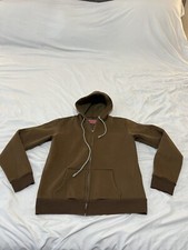 Vintage Y2K Juicy Couture Brown Hoodie Made in USA Size Large 114