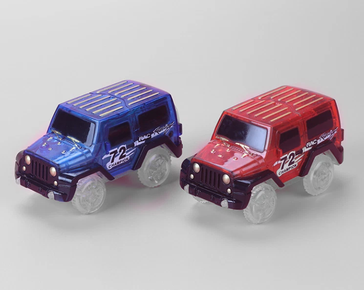 Magic Tracks Glow in Dark mit 5 LED Leucht Rennwagen für Rennstrecken Spielzeug - Bild 3 von 4