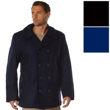 Rothco Wool Peacoat US Navy Style Military Cold Weather Heavyweight Jacket