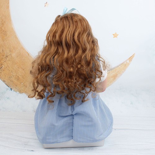 Muñeca bebé renacida Laugh Girl arte Bebe cuerpo de tela suave realista hecha a mano niño pequeño - Imagen 4 de 7