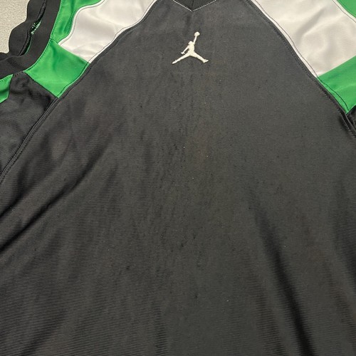 Vintage Air Jordan Jumpman 23 Basketball Trikot Schwarz Grün Größe M - Bild 5 von 9