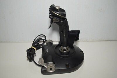 Saitek Cyborg Graphite PC Joystick Game Controller USB Flight Stick PS21