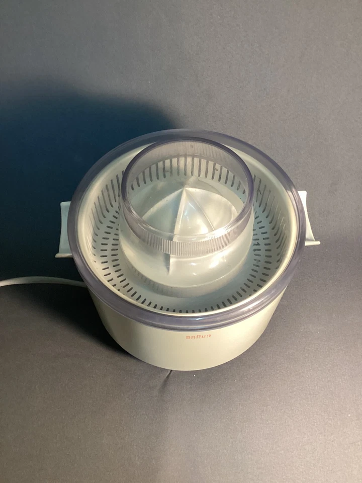 EXPRIMIDOR DE CÍTRICOS MARRÓN VINTAGE DISEÑO ERA ESPACIAL MODELO MPZ1 1965 ALEMANIA. R. BLANCO. Foto 2 de 4