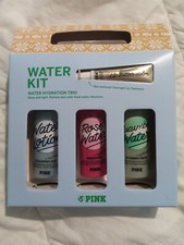 Victoria's Secret Pink Gift Set Kit Travel Lotion Hydration Trio Lip Butter New