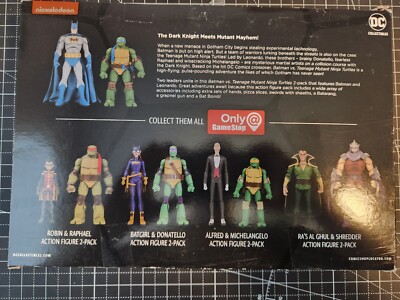 DC Collectibles Batman VS TMNT Batman & Leonardo Action Figure 2