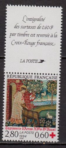 n°17) Timbres CROIX ROUGE Neuf**MNH 1994 n°2915+ Vignette (ARRAS) - Photo 1/1
