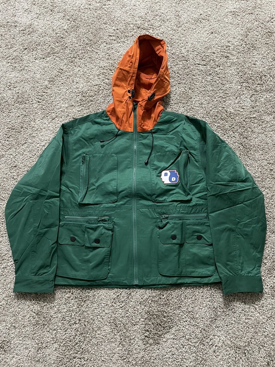 Brain Dead Cropped Hunting Jacket (Green/Terracotta) - SOLD Brain Dead Cropped Hunting Jacket (Green/Terracotta) - SOLD