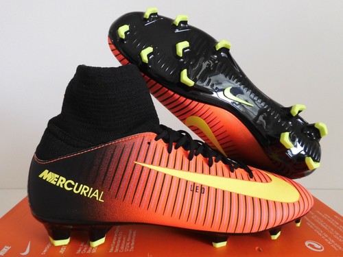 Nike Jr Mercurial Superfly V Fg Crimson Volt Sz 5y Womens Sz 6 5 1943 870 Ebay