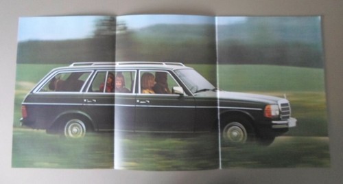 MERCEDES BENZ T SERIES ESTATES orig 1979 UK Mkt Prestige Sales Brochure + Specs - Picture 2 of 11