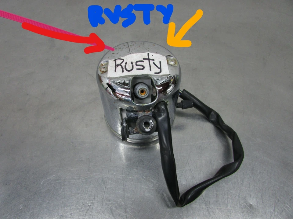 320 J HONDA SHADOW VLX 600 2002 OEM CALIBRE VELOCÍMETRO (23.771 MLS) Foto 2 de 4