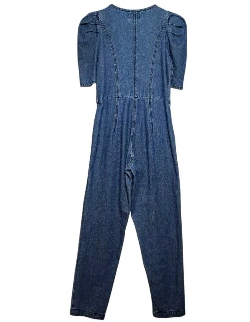 Mono vaquero para mujer Jessica Simpson talla pequeña mediano lavado sin cinturón Foto 2 de 4