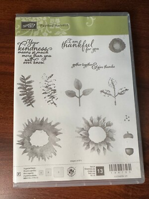 Stampin Up Cling Stamp Set ~ Painted Harvest | eBay