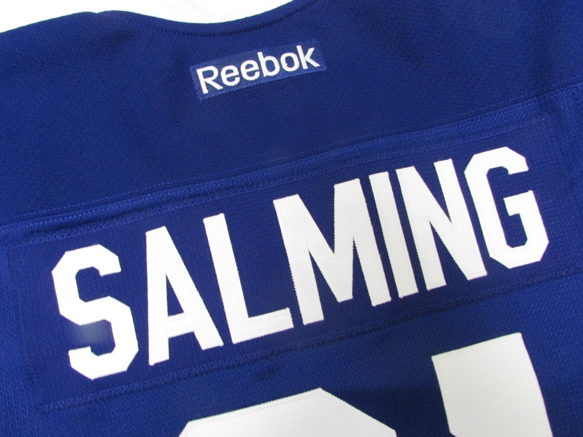 SALMING TORONTO MAPLE LEAFS CENTENNIAL CLASSIC ALUMNI REEBOK EDGE 2.0 JERSEY