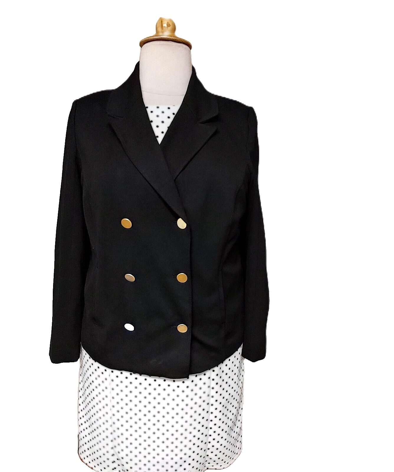 Negro Plus Roz & Ali abrigos, chaquetas y chalecos para Mujeres