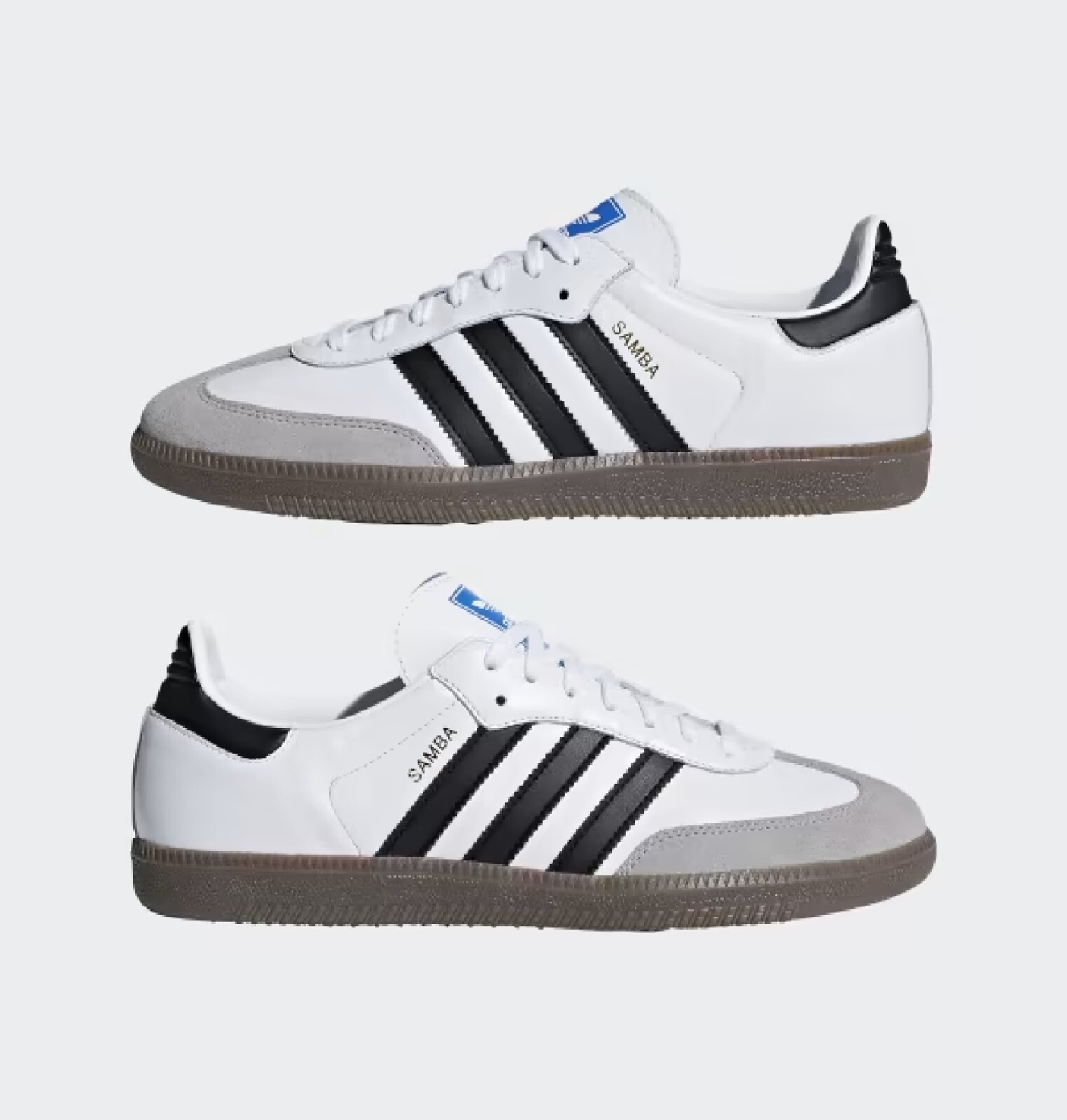 [B75806] Мужские кроссовки Adidas Samba OG Low Белый/черный * НОВЫЕ*