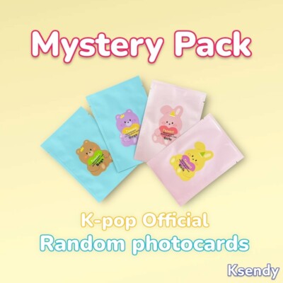 Random Boy Product K-pop Official Mystery Pack Photocard 3pcs Random (Boy Group) | eBay