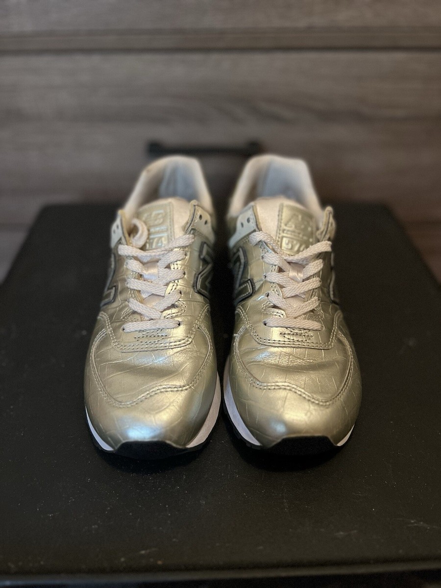 New Balance 574 ホワイト/ゴールド23センチ Size 7.5 - New Balance 574 Gold W | eBay