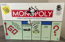 New In Plastic Factory Sealed Monopoly Hasbro Parker Brothers Board Game NIP