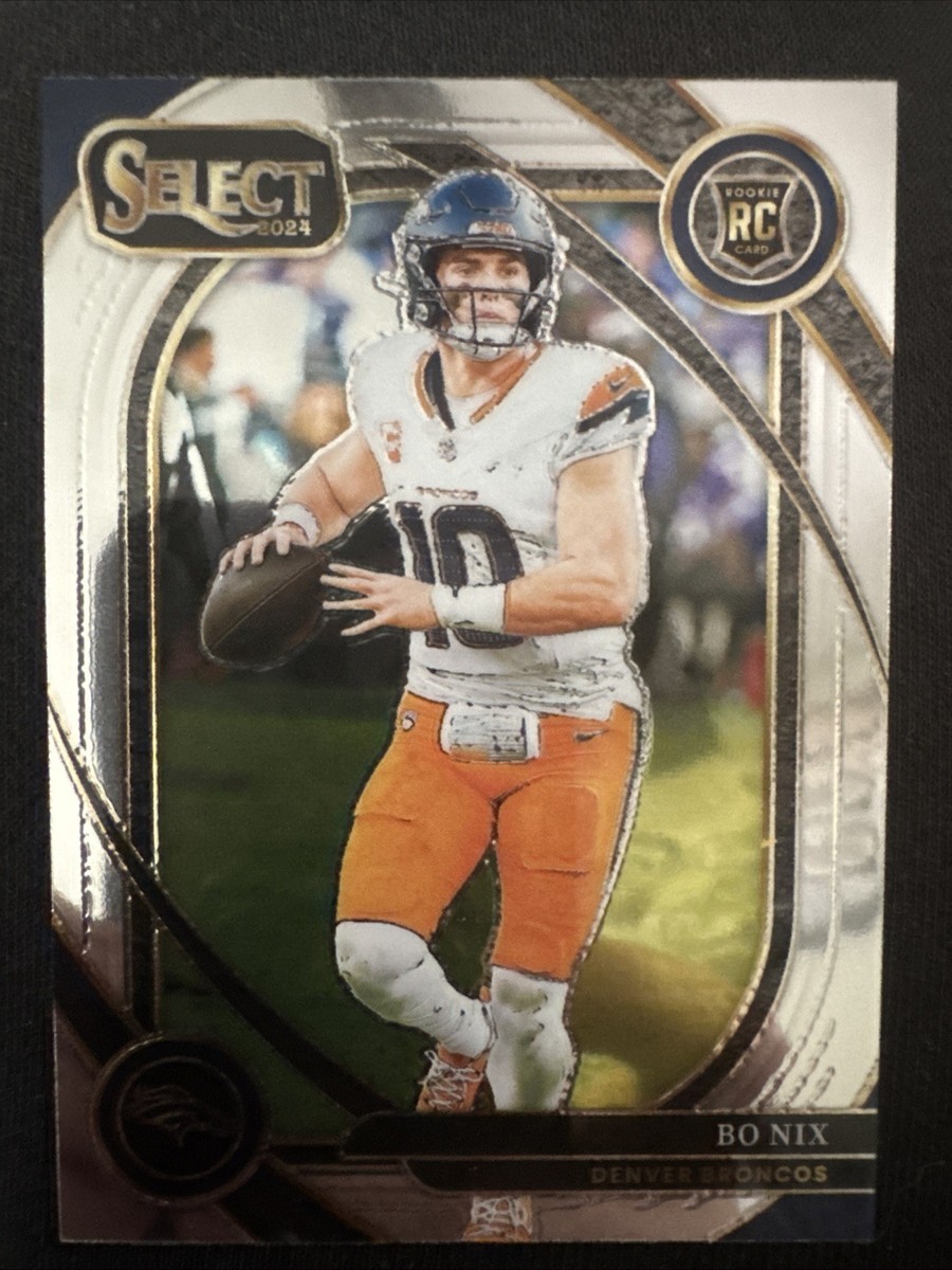 2024 NFL Panini Select Bo Nix Club Level Rookie Card