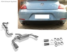  Duplex Racinganlage VW Beetle 5C 1.4l (Starrachse) je 100mm doppelwandig
