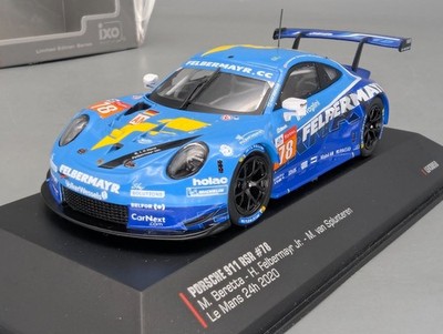Modellautos 1:43 Ixo Porsche 911 RSR 24h Le Mans 2020 #78 mit OVP
