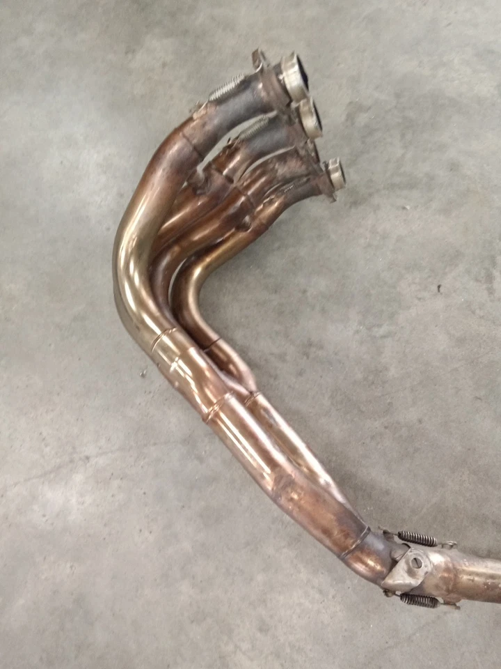 Yamaha YZF-R6 YZFR6 2000 1998-2002 tubos silenciadores de cabezal de escape principal Foto 2 de 4