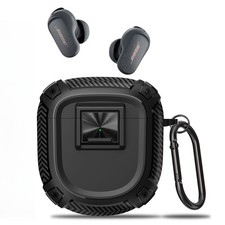 Shockproof Secure Lock Armor Case for Bose QuietComfort Earbuds II Ultra