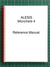 Alesis MicroVerb 4   Reference Manual User Guide   44 Pages   USA Made