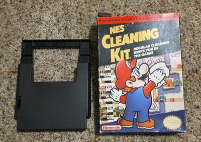 #ad #ad Nintendo NES Control Deck Cleaner Cleaning Kit Official With Box Untested $15.99