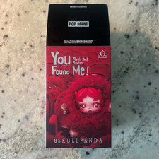 POP MART x Skullpanda You Found Me Series Plush Doll Pendant Figure in Open Box