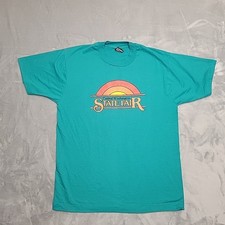 VTG Central Washington State Fair Shirt Mens L Green Single Stitch Made in USA T