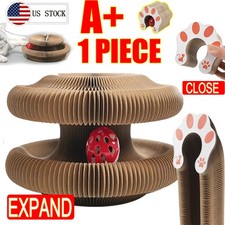 Cat Accordion Magic Organ Cat Scratching Board Cat Toy Durable No Crumbs US