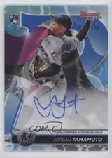 2020 Bowman's Best of Blue Refractor 96/150 Jordan Yamamoto #B20-JY Auto 2f9