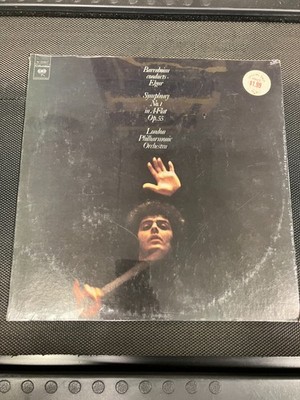 SEALED Classical LP D. Barenboim conducts Elgar Symph No.1, A-Flat OP.55 Columbi