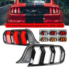 2x Heck Rücklicht Transparent Paar für Ford USA/ EU Mustang 15–23 Rückleuchten