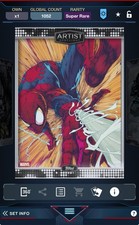 Topps Marvel Collect 2025 Artist Spotlight Takashi Okazaki Silver - Spider-Man