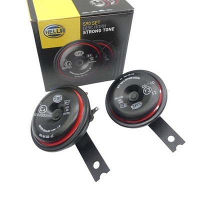 2x HELLA 3AM922000971 Fanfare Hupe Signalhorn Set 12V 350-415Hz 113dBA