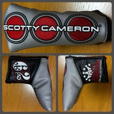 2025 Speed Shop Silver Three Red Dots Headcover Putter Cover item Scotty Cameron