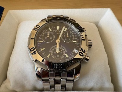 TISSOT PRS200 Quartz Water Resistant Men's Wristwatch 200M Diver Japan Made USED